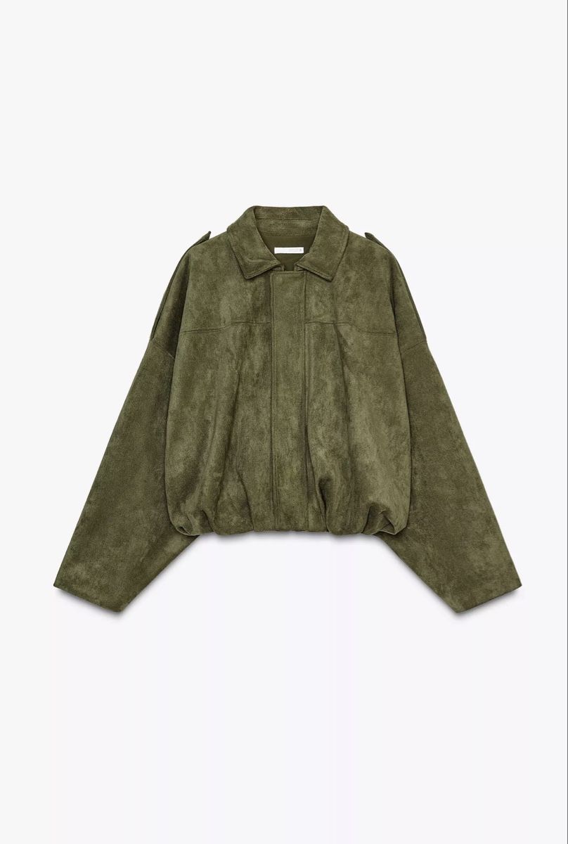 Zara Giacche: Bomberjacke in Wildlederoptik, M – Nuovo (secondo la descrizione) da Walchwil venduto da lil_6t8v 3
