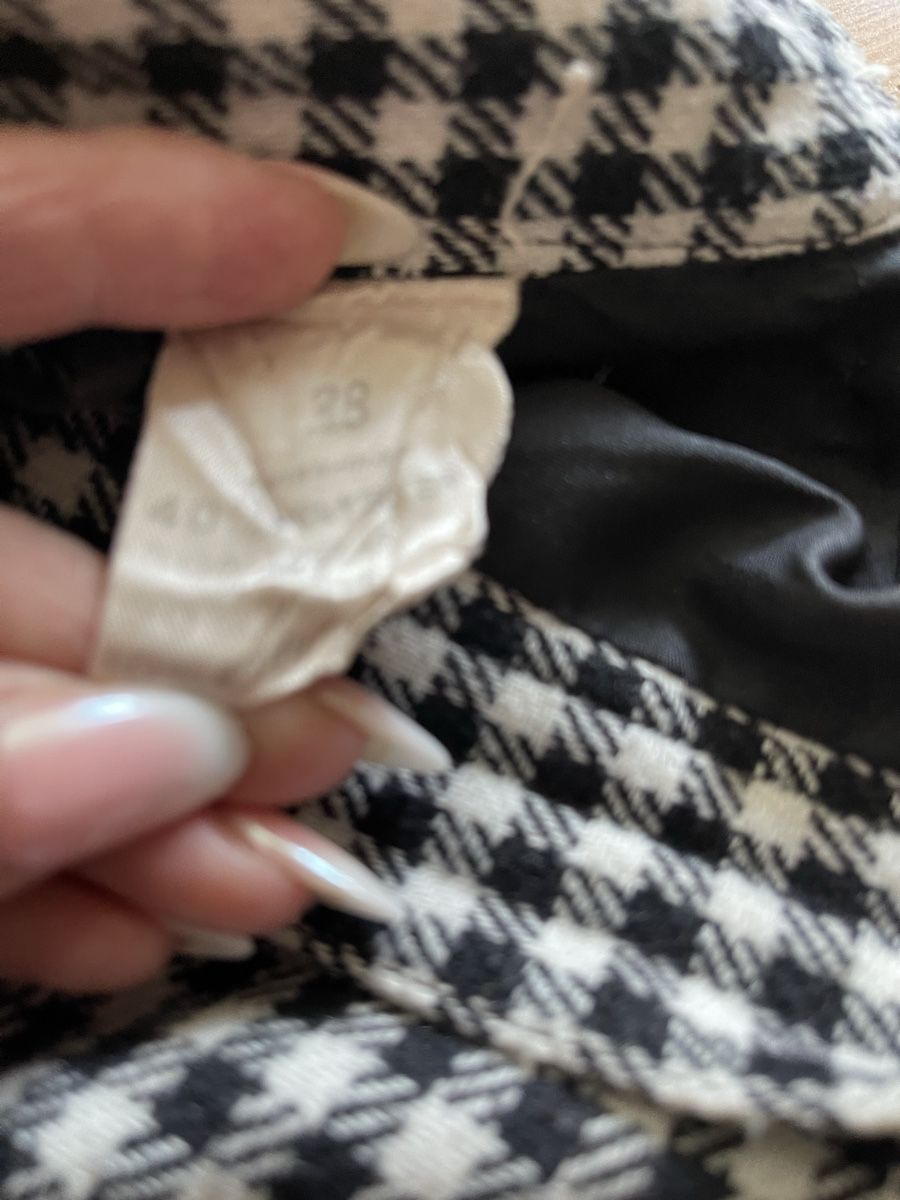 Gonne: Rock Schicker Karorock Gr. 38 schwarz/weiss elegant – Usato da Rüschlikon venduto da Lajniii 5