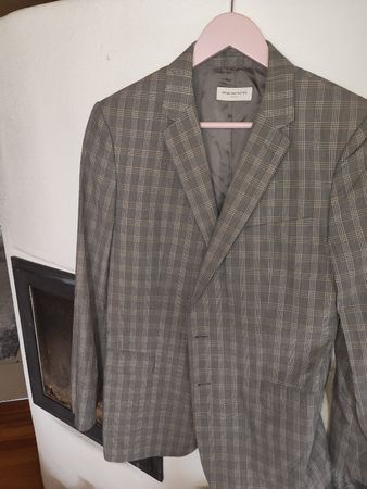 Dries Van Noten Karomuster Sakko Herren Grösse 50