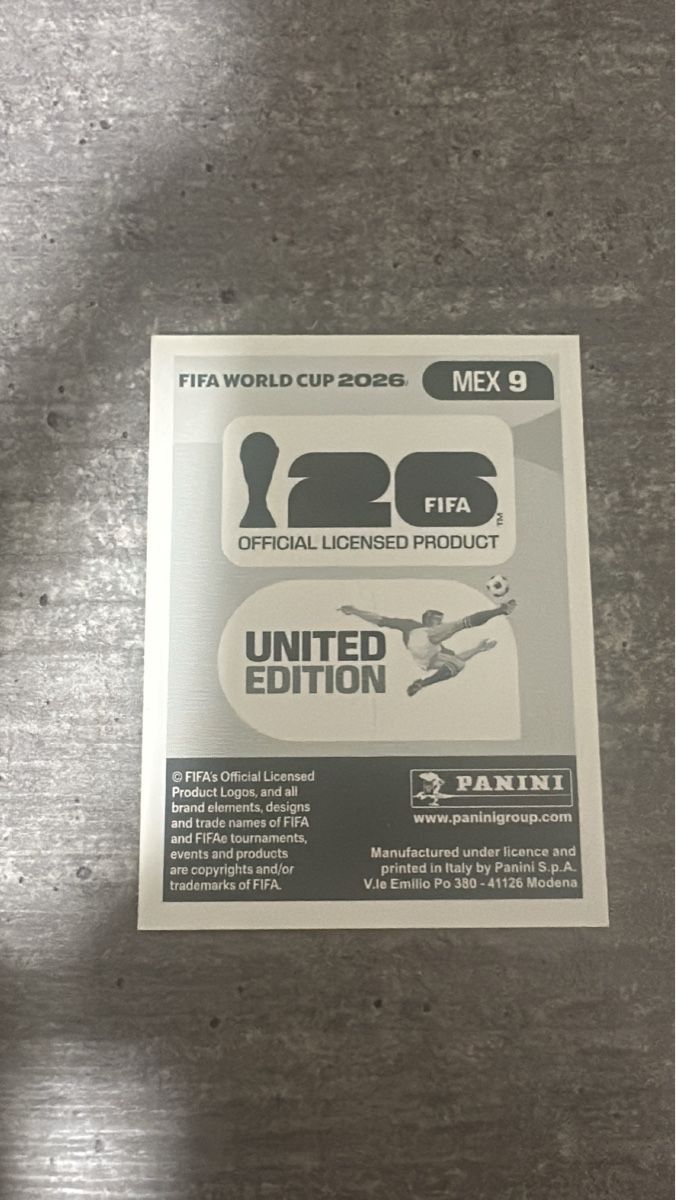 Panini Carte collezionabili: MEX 9 , FIFA WORLD CUP 2026 PANINI – Nuovo (secondo la descrizione) da Frauenfeld venduto da 1PegPeg1 1