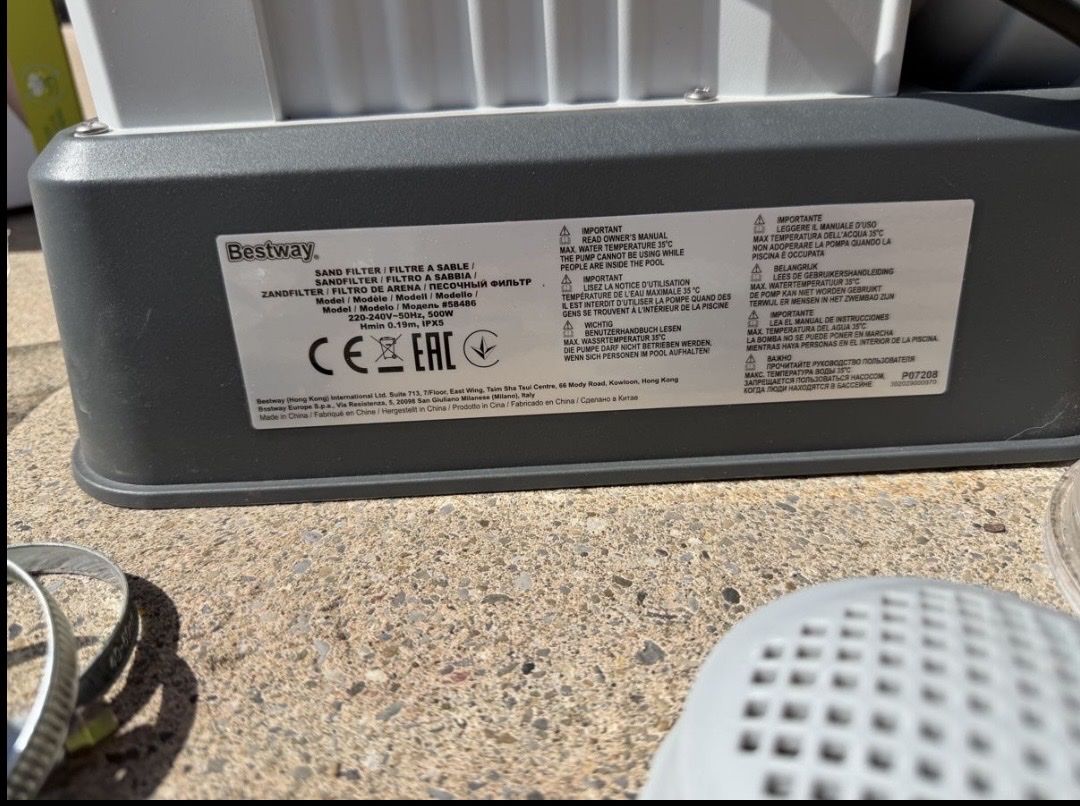 Bestway Schwimmbad: Bestway Pool mit Sandfilter Pumpe  – Gebraucht aus Buchs ZH von man_v7y7 7