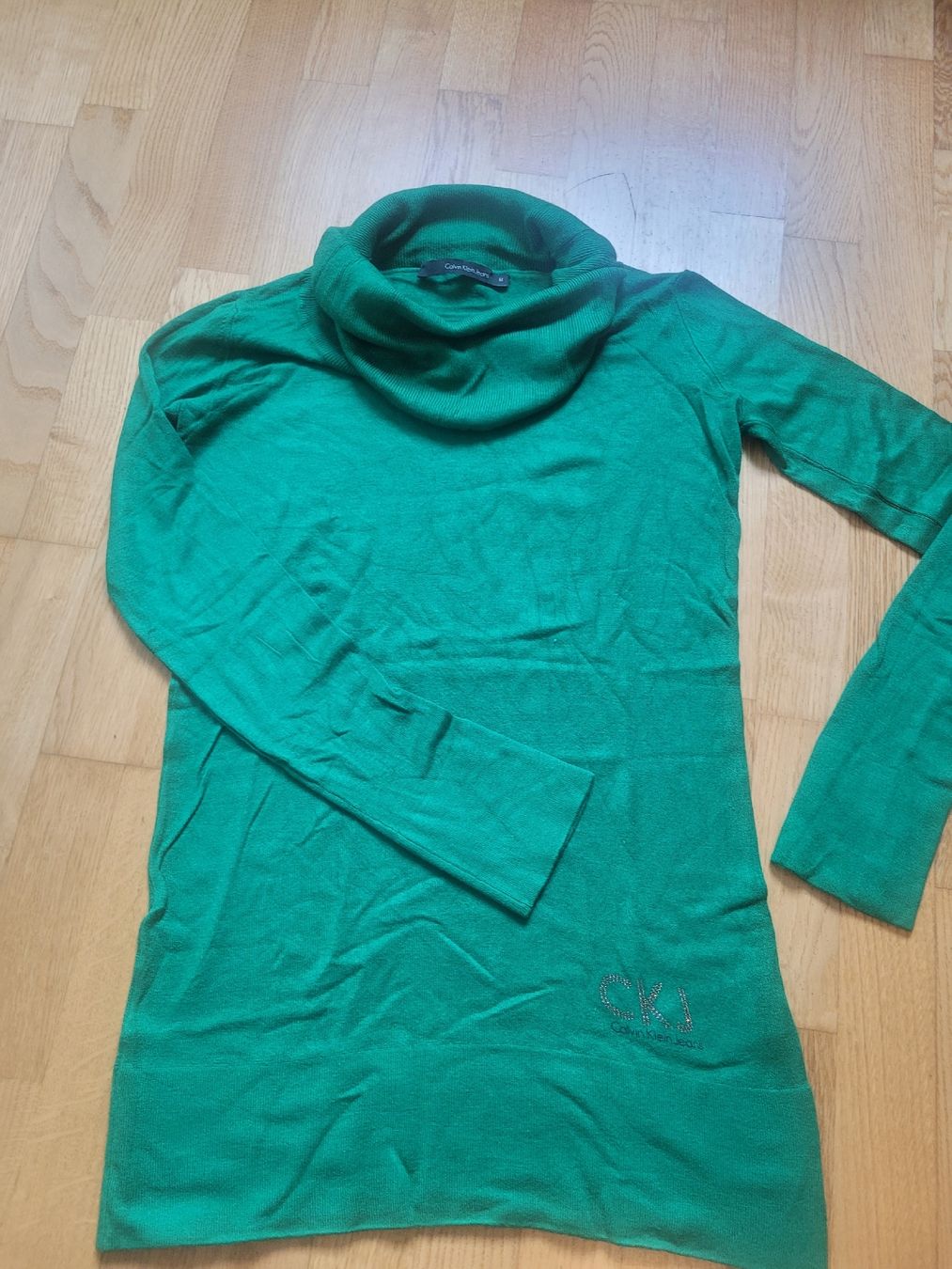 Calvin Klein Pullover & Sweatshirts: Calvin Klein Jeans Rollkragenpullover, Grün, Grösse M – Gebraucht aus Thun von Vesna27 1