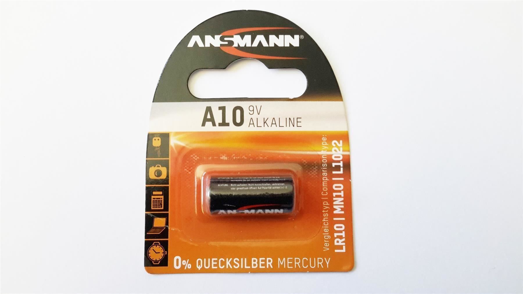 Akkus & Batterien: Batterie Alkaline A10/LR10, 9V, ANSMANN – Neu und originalverpackt aus St. Gallen von cointec 2