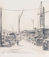 PEINTRE VAUDOIS - Charles Egly - Renens-Crissier 1963