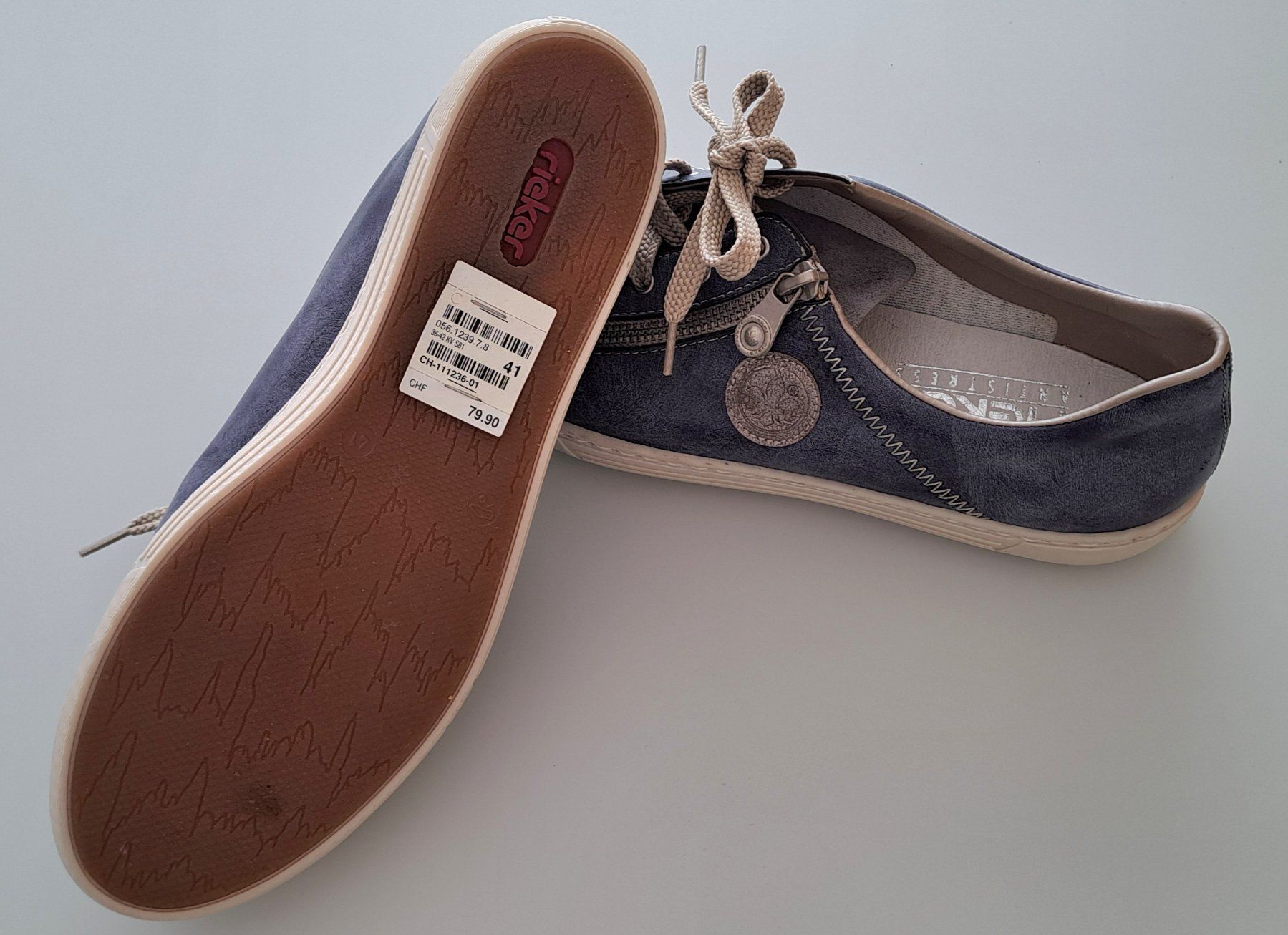 Rieker Damenschuhe: RIEKER Schnürschuh / Freizeitschuh / Halbschuh / Antistress – Neu (gemäss Beschreibung) aus Oetwil am See von Storck 3