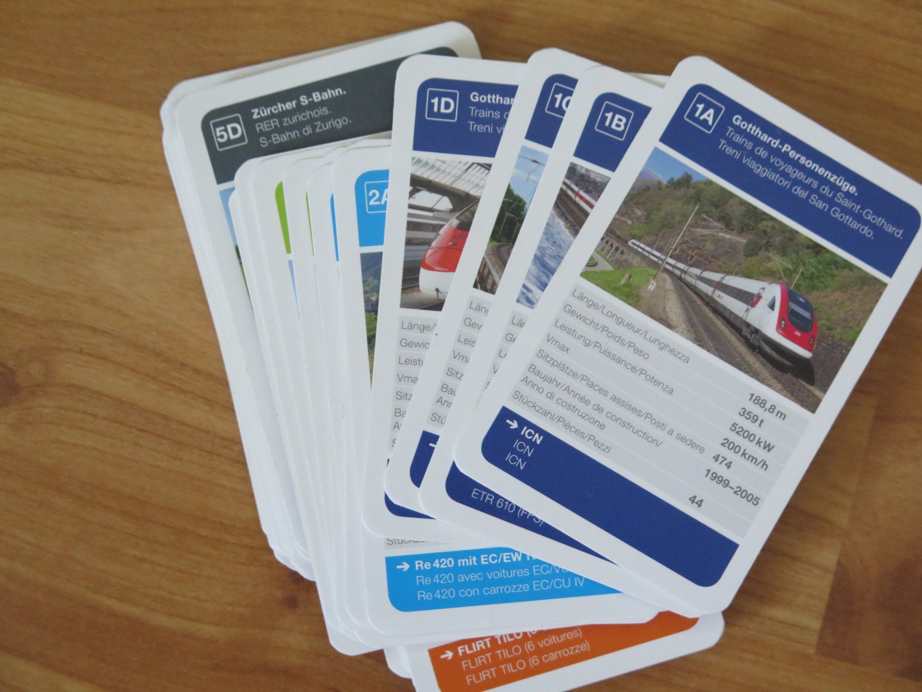 Jeux: Quartett der SBB – D'occasion à Rafz par JJPuu2 1