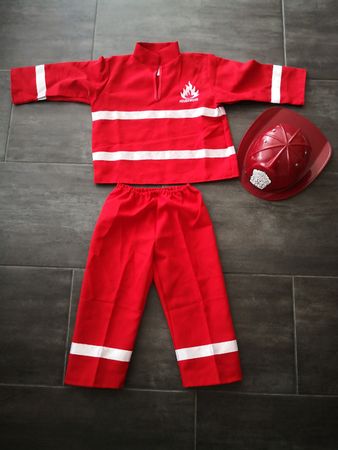 Feuerwehrkostüm Grösse 98
