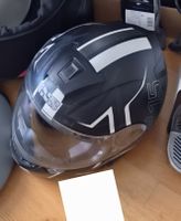 Motorradhelm iXS schwarz weiss Grösse S gebrauchter Zustand