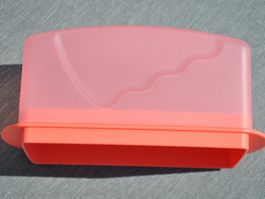 Boîte à beurre Tupperware rose corail - Butterdose