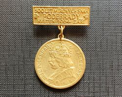 Gedenk Medaille GEORG VON PODIEBRAD Tschechoslowakei 1964