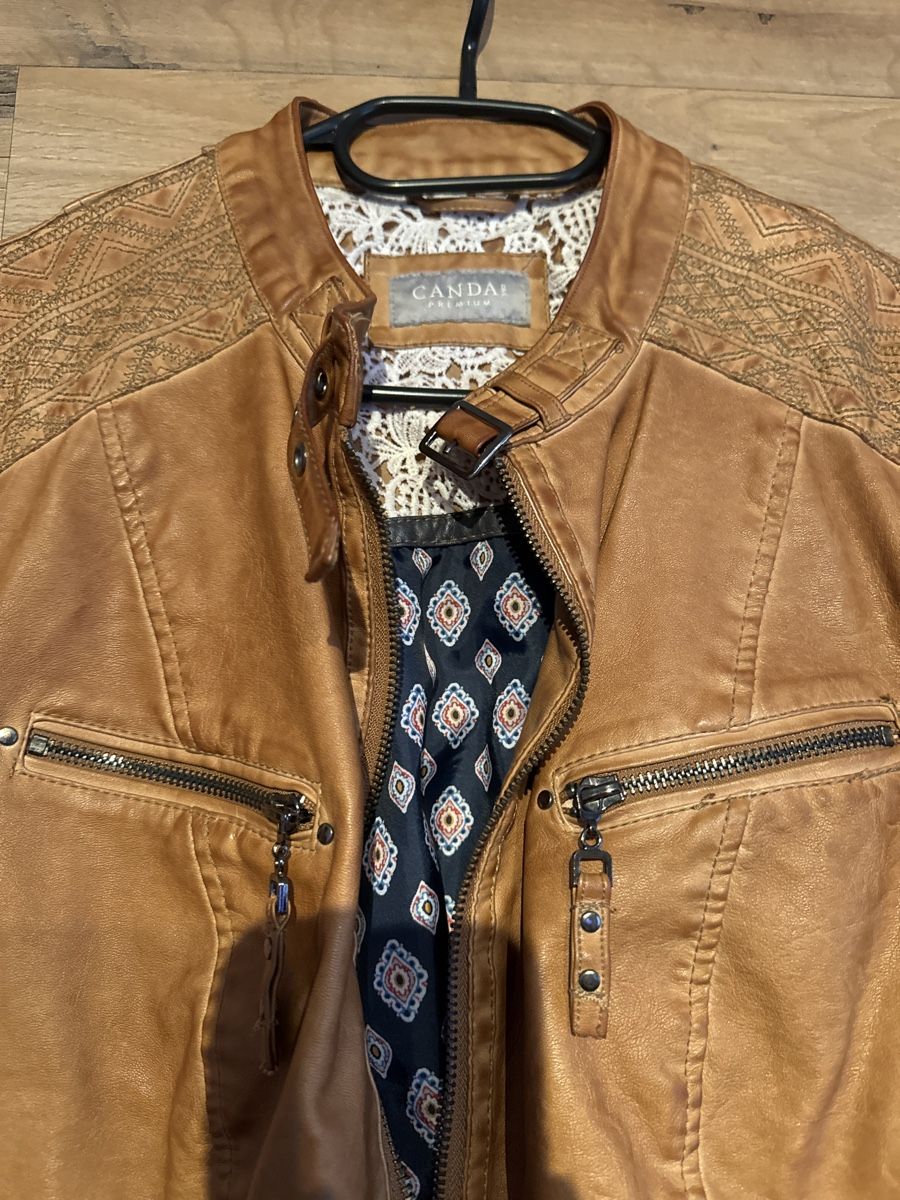 Giacche: Modische Damen Kunstlederjacke Gr. 46 Candal – Usato da Hefenhofen venduto da jbeb 1