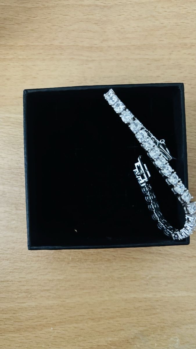Bracciali & Braccialetti: Tennis Bracelet Silver Crystal New – Nuovo (secondo la descrizione) da Stallikon venduto da Toluu 2