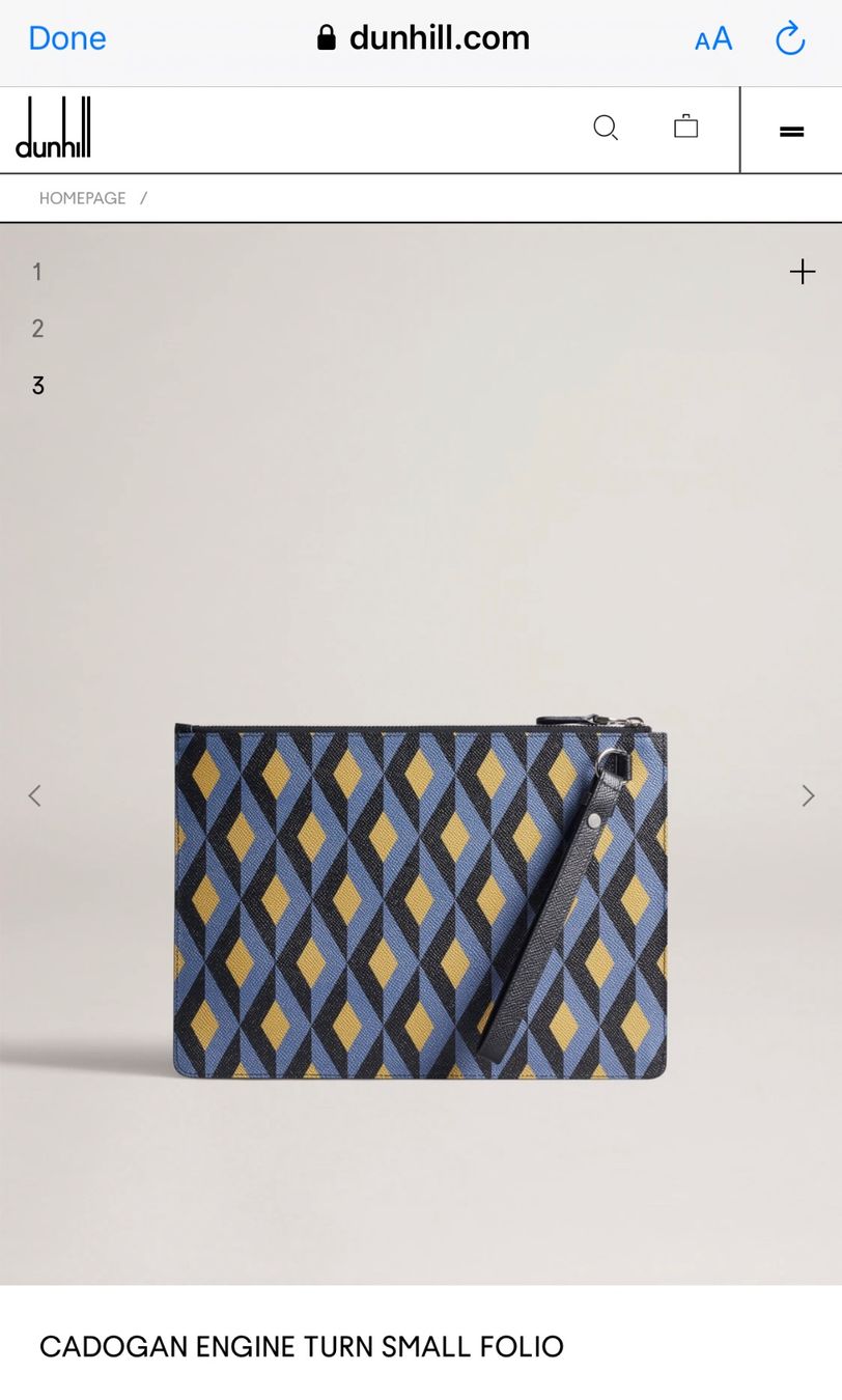 Dunhill Portafogli: Dunhill Original CADOGAN FOLIO – Usato da Winterthur venduto da ivan12891 1