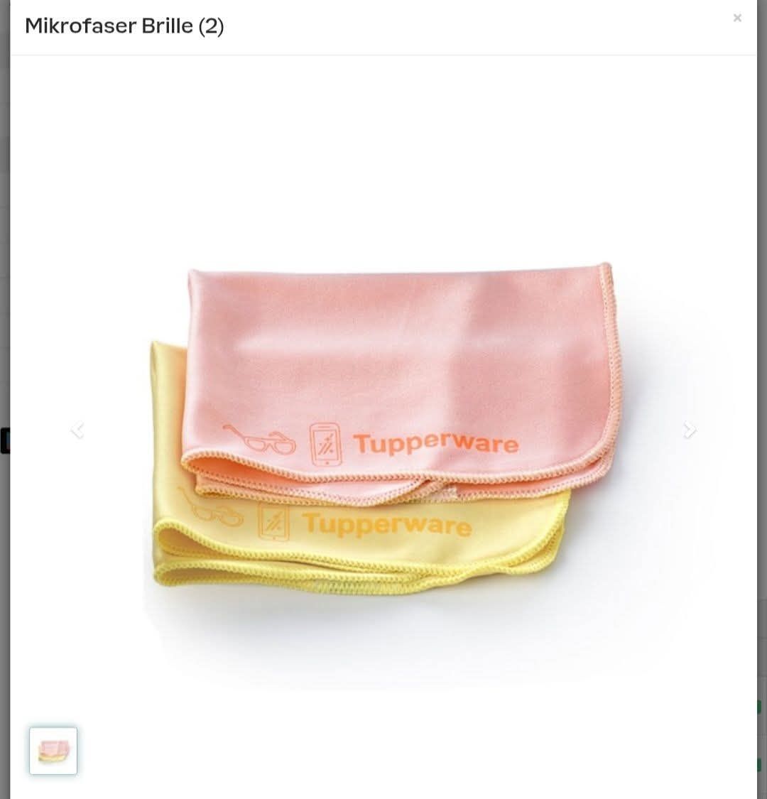 Occhiali & Lenti: Mikrofaser Brillen-, Natel-, Bildschirmtuch Tupperware Neu – Nuovo e nell'imballaggio originale da Konolfingen venduto da Bernerin1987