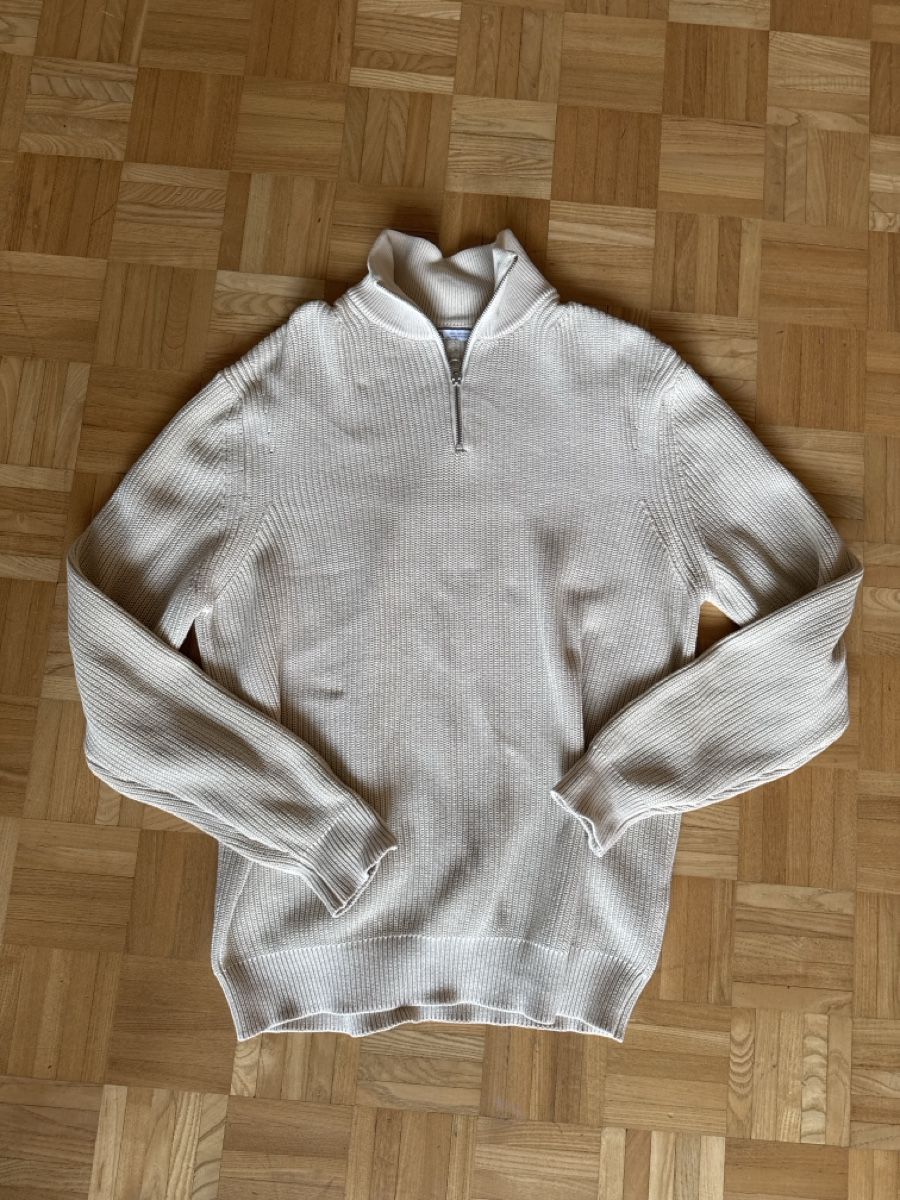 Zara Pulls & Sweat-shirts: Strickpullover Zara Herren beige Grösse L  – Neuf (Voir description) à Basel par DavideCalla