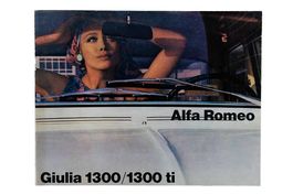 Alfa Romeo Giulia 1300 / 1300 ti - Originalprospekt 1964