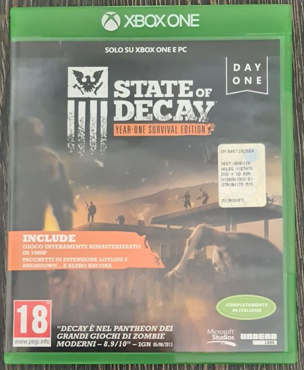 State Of Decay: Year One Survival Edition Per Xbox One - Usato Ma In Ottime Condizioni