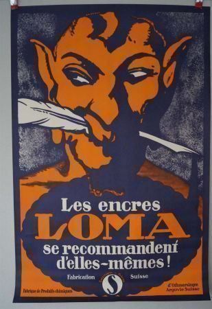 Poster & Bilder: Les Encres Loma ca.1916 Plakat – Gebraucht aus Härkingen von sammelbecken 5
