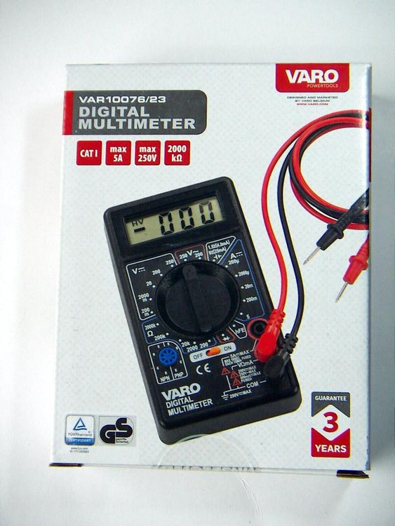 elektronisches VARO Universalmessgerät viele Meßbereiche Kaufen auf