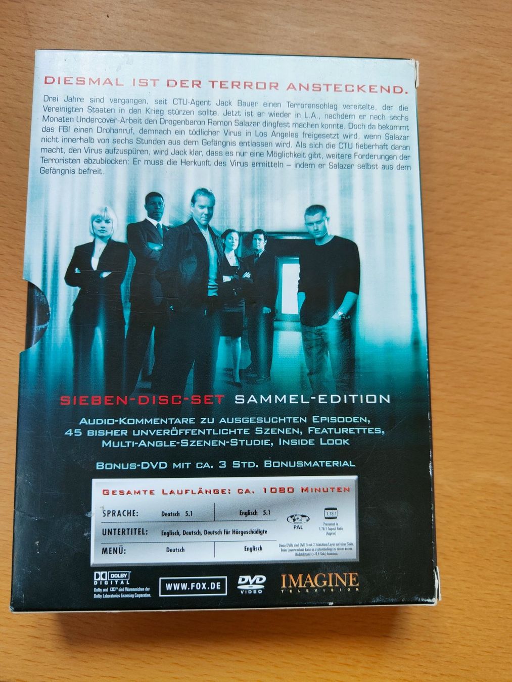 Tutti i DVDs: DVD Serie "24" dritte Staffel; Kiefer Sutherland – Usato da Winterthur venduto da Heftith 1