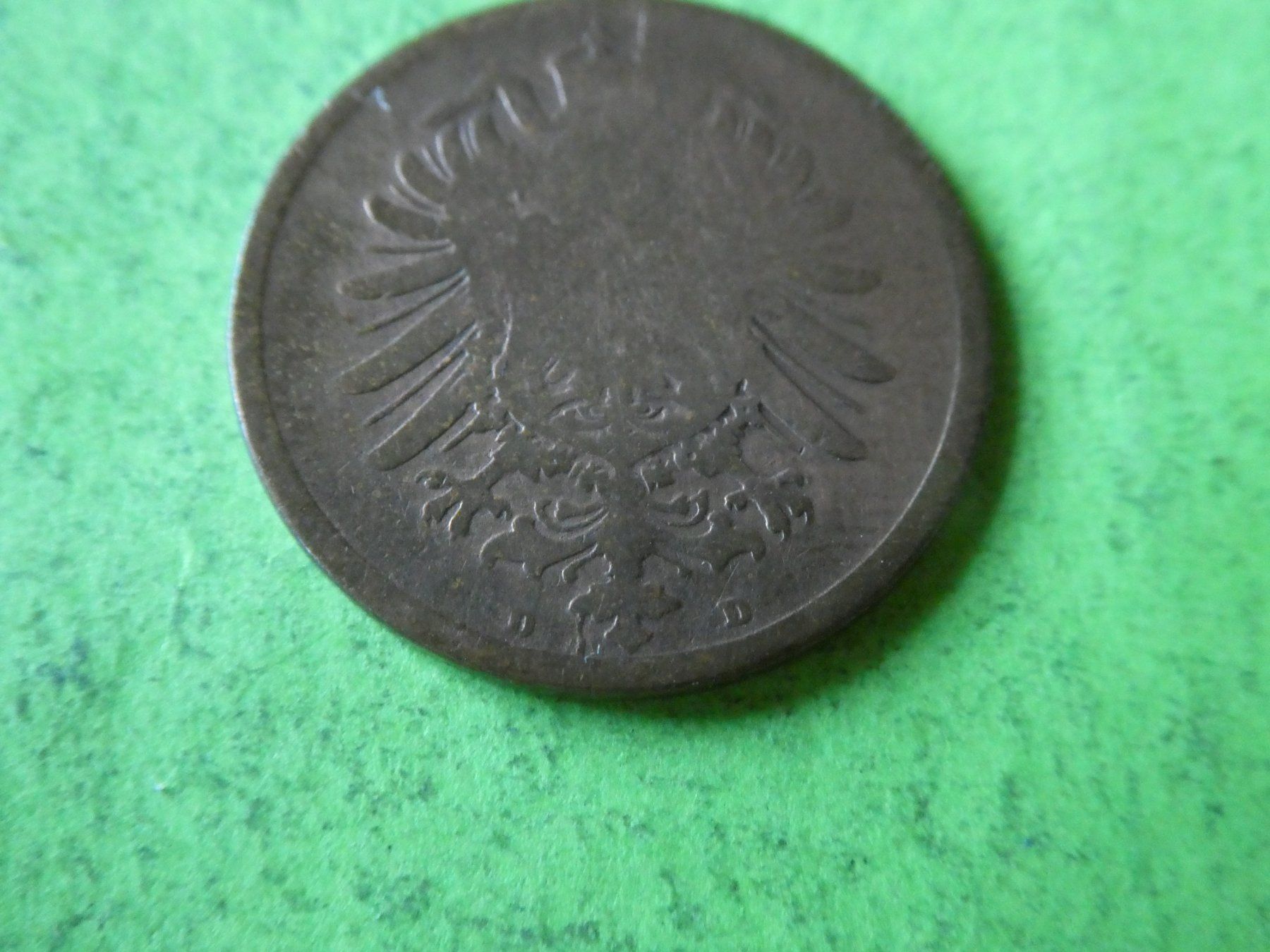 Tutti le monete: Dt. Reich 1875 D, 2 Pfennig – Usato da Hinterforst venduto da Rohusri 1
