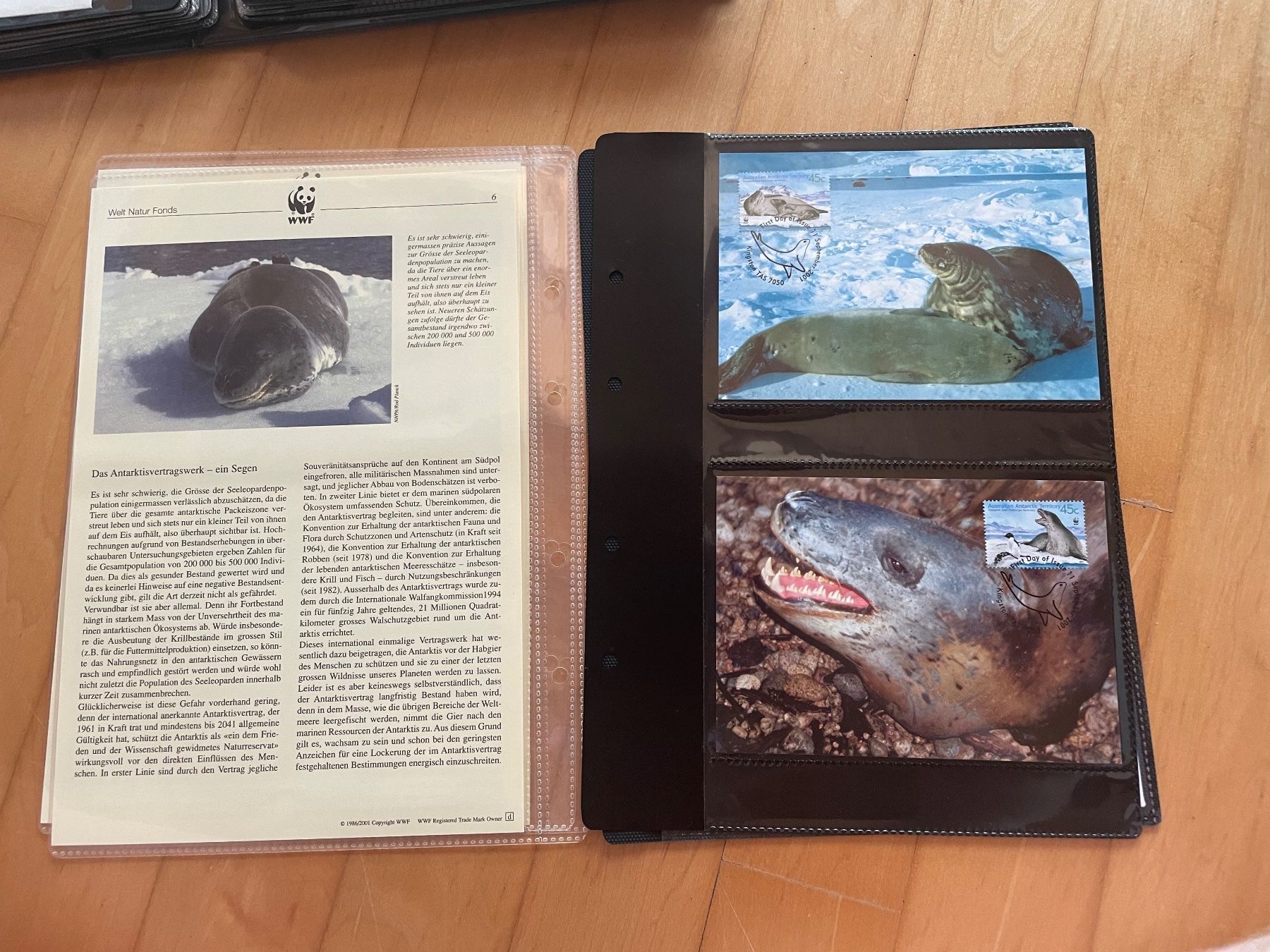 Tutti i francobolli: WWF Set "Der Seeleopard – Usato da Altdorf UR venduto da mic_z8bj 3
