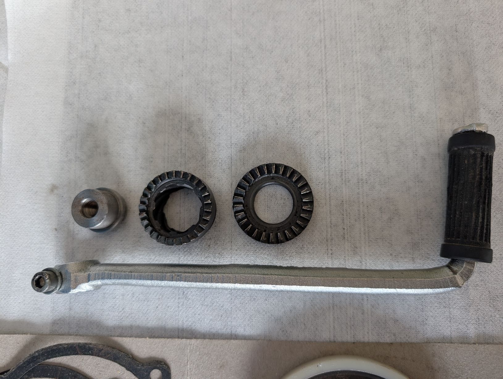 Puch Parti ricambio per ciclomotori: Puch E50 Motor Kickstarter – Usato da Eichberg venduto da Asrael4 5