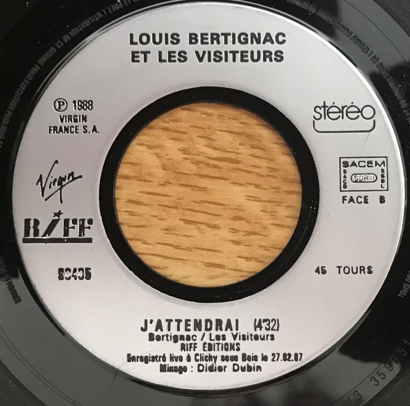 Dischi in vinile: LOUIS BERTIGNAC ET LES VISITEURS - JACK – Usato da Bussigny venduto da vinyl-pas-cher 3