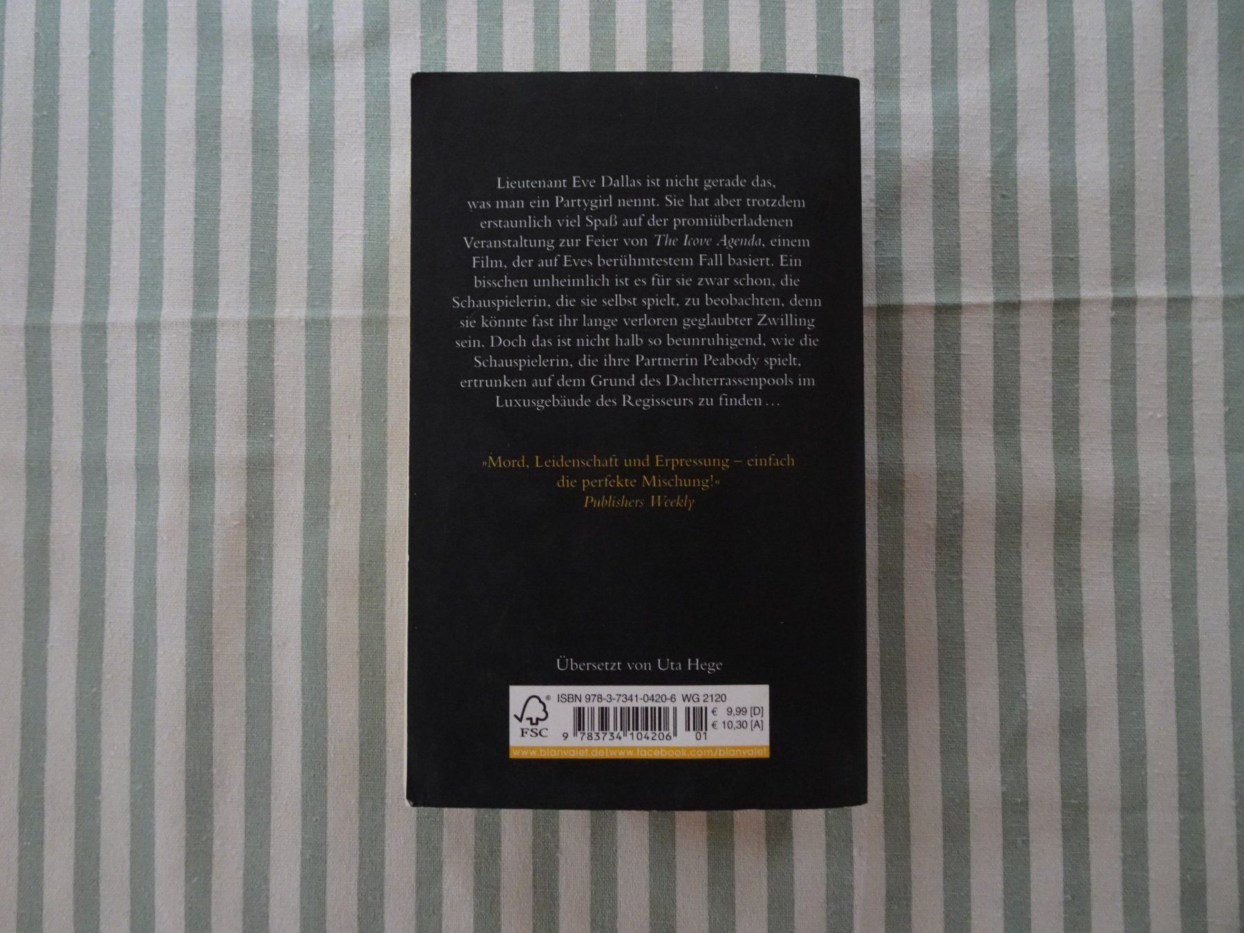 Bücher: Nora Roberts - J.D. ROBB - Tödlicher Ruhm - B1088 – Gebraucht aus Küssnacht am Rigi von Bookslove-Divers 1