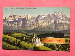1920 s4074 St. Gallen - Scheffelstein mit Säntis