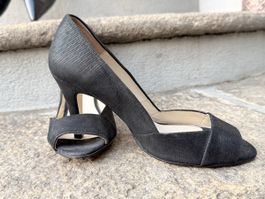 Décolleté eleganti JONAK Paris nere aperte davanti Tg 38
