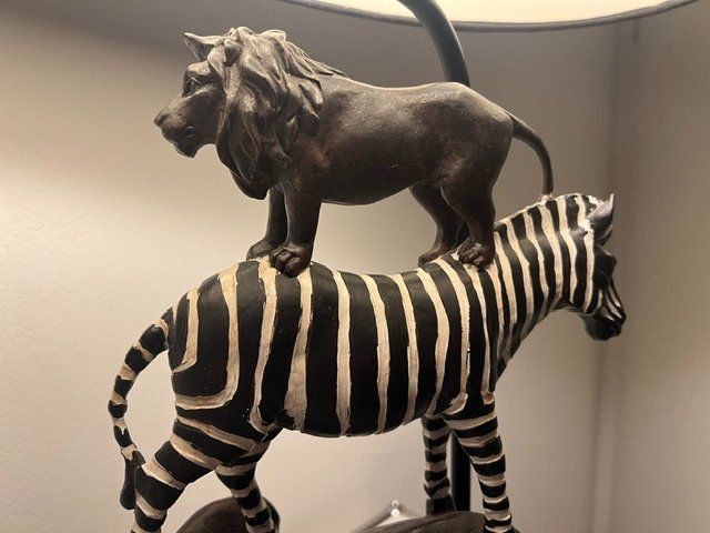 Lampade: Tischleuchte Safari "Löwe, Zebra, Elefant" – Nuovo (secondo la descrizione) da Egg b. Zürich venduto da GiorgioCavallo 4