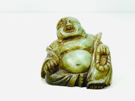 Chinesische Handgeschnitzte Vintage-Buddha-Statue