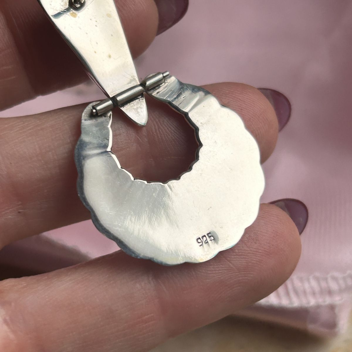 Orecchini pendenti & Orecchini a lobo: Ohrenringe Ovale Muschelringe( echt silber) – Nuovo e nell'imballaggio originale da Basel venduto da bellespirit 5