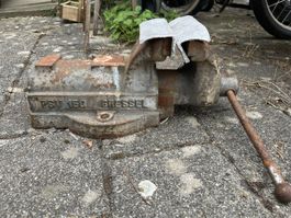 Schraubstock Gressel PSV 150 gebraucht rostig