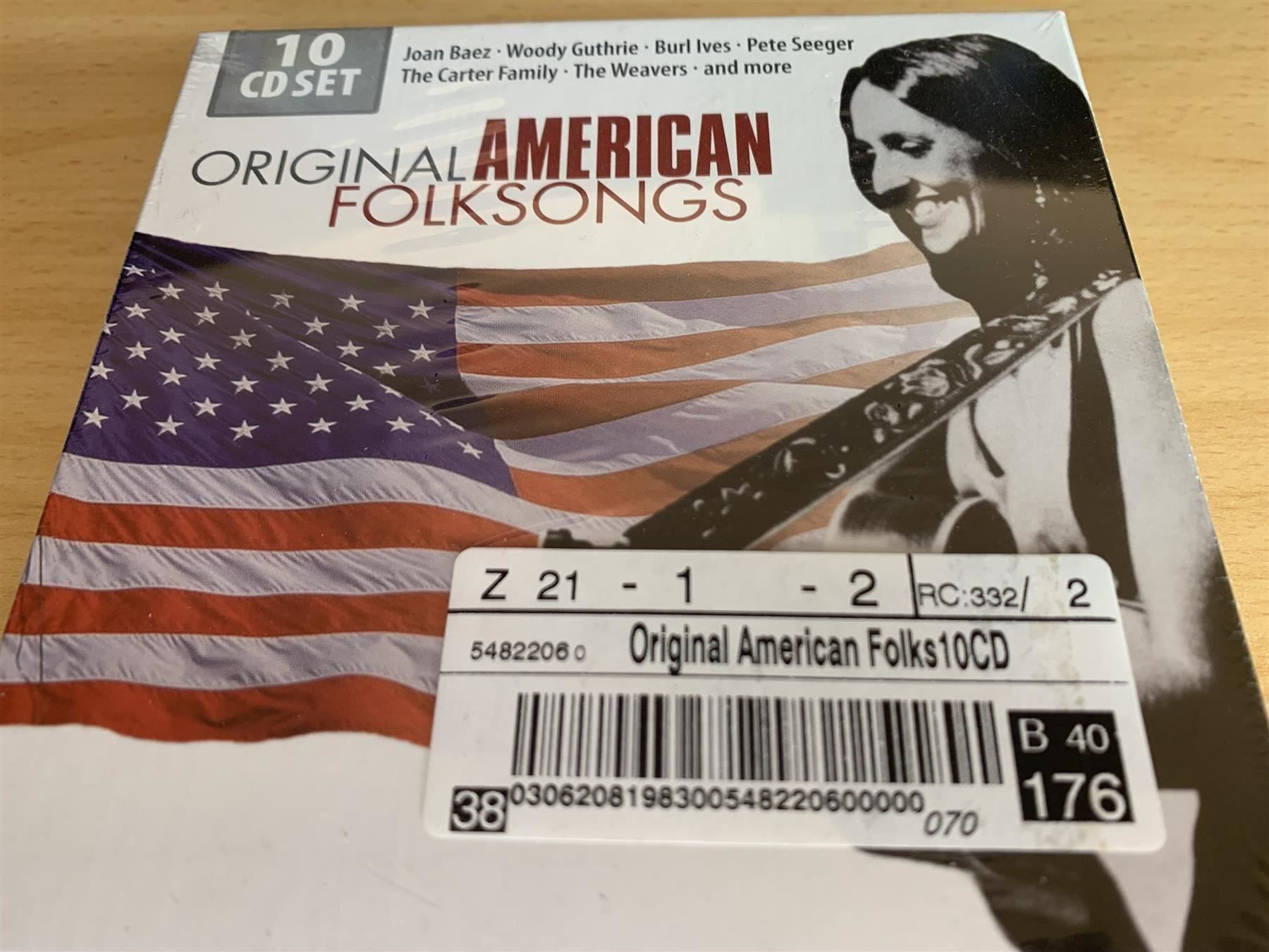 CD: Original American Folksongs - 10 CD – Nuovo e nell'imballaggio originale da Rikon im Tösstal venduto da Alpenmutz