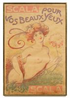 🟡 ORIGINAL gross Plakat SCALA pour vos beaux yeux um 1900