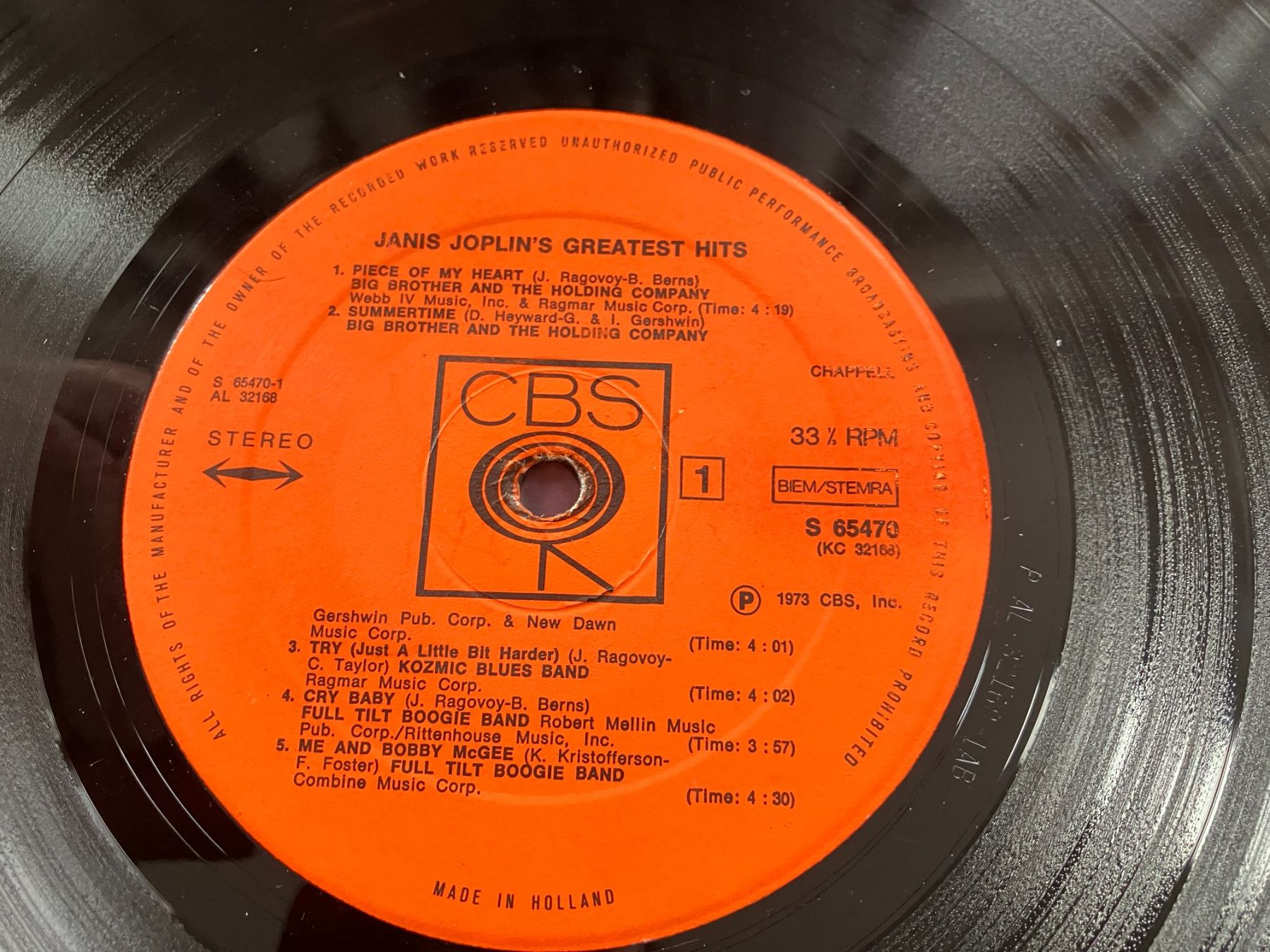Dischi in vinile: Janis Joplin – Usato da Aarwangen venduto da Jukebox3 7