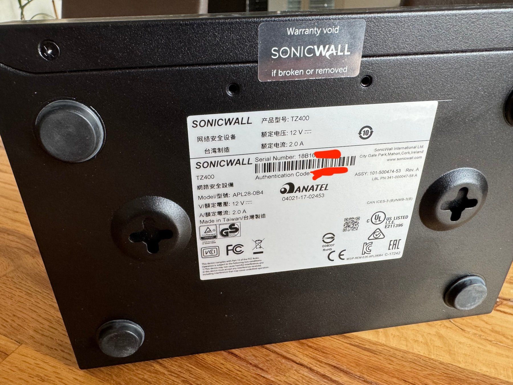 Sonicwall Firewall: SonicWall TZ400 Firewall – Gebraucht aus Goldach von Nabossha 1