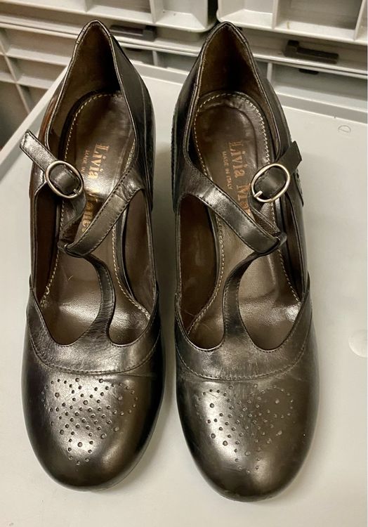 Wunderschöne italienische Leder Pumps von Livia Monetti (Gebraucht