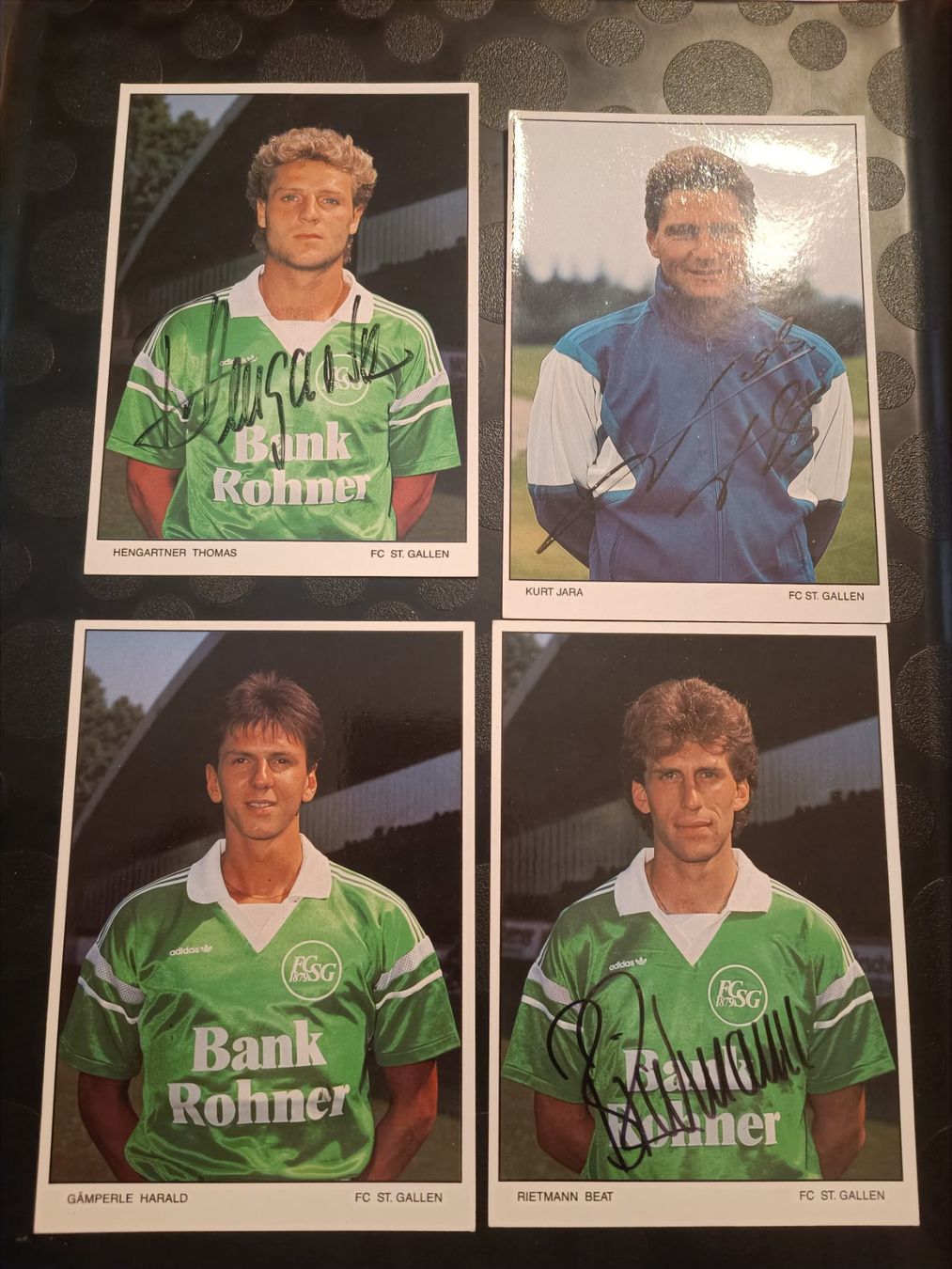 Autographes: FC St. Gallen - Handsignierte Autogrammkarten – D'occasion à Menziken par Artographs