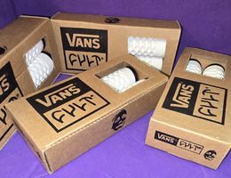 Cult x Vans Waffle Grips Weiss – BMX Griffe Neu