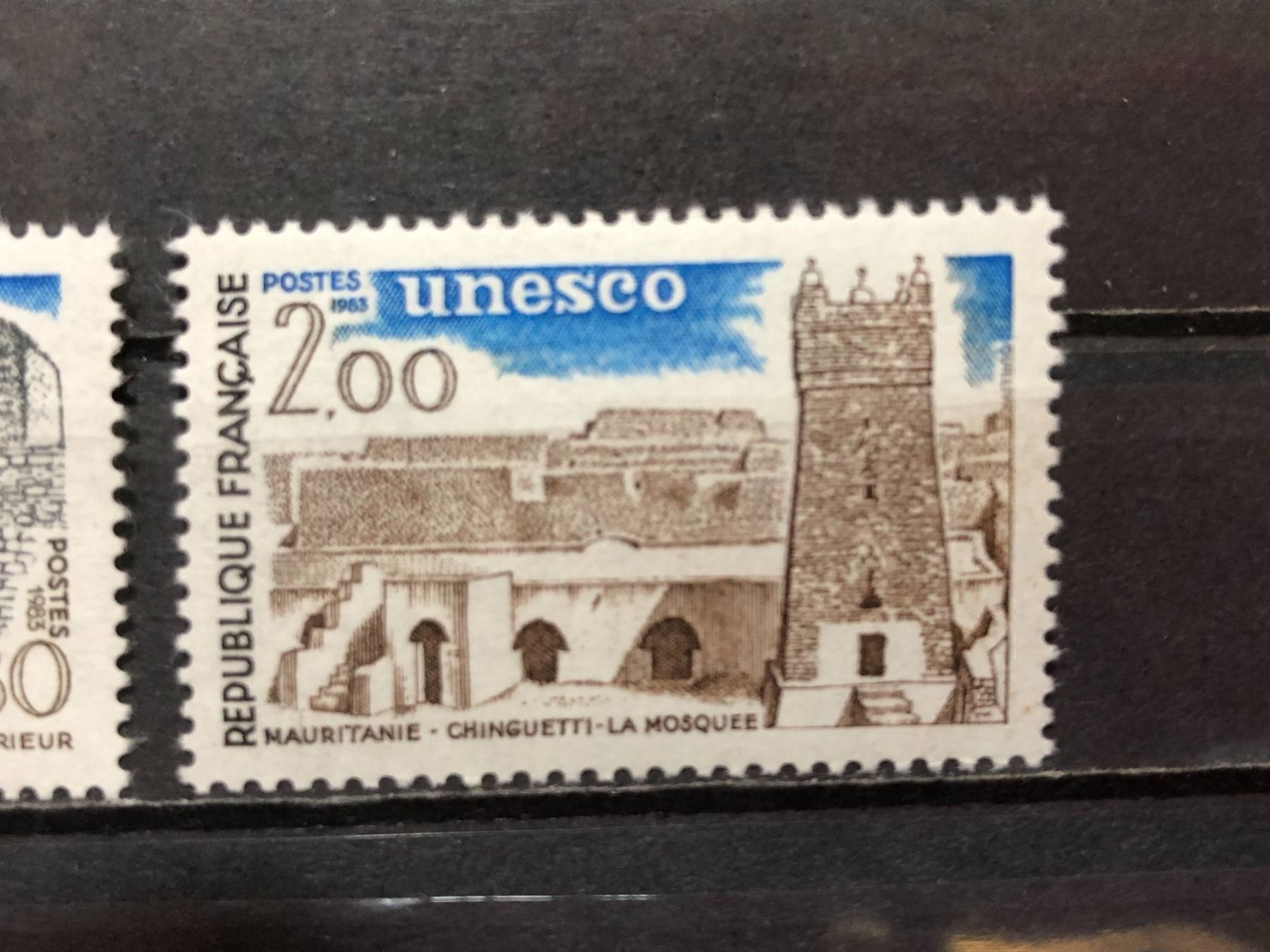 Tutti i francobolli: Paire UNESCO Neufs 1983** – Nuovo e nell'imballaggio originale da Lausanne venduto da ffhoud 2