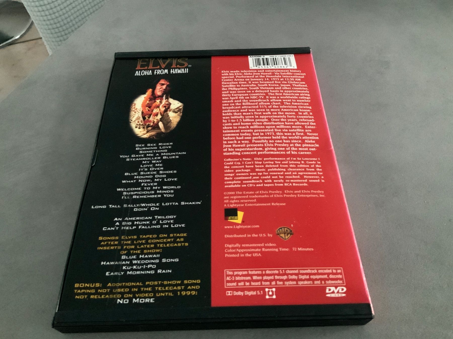 Alle DVDs: Elvis Aloha from Hawaii, via Satellite, DVD – Gebraucht aus Uster von Macita56 1