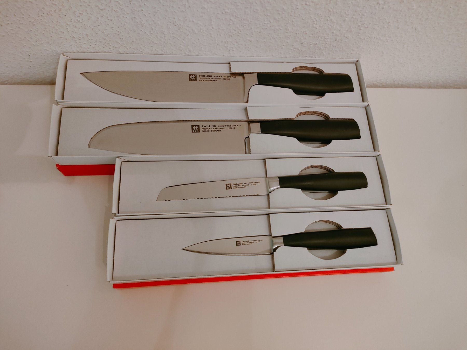 Zwilling Coltelli: Zwilling Kitchen Messerset Five Star 4tlg. – Nuovo e nell'imballaggio originale da Dietikon venduto da MJ_Sporting