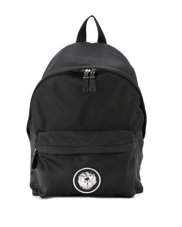 Versus Versace Rucksack schwarz silber Logo