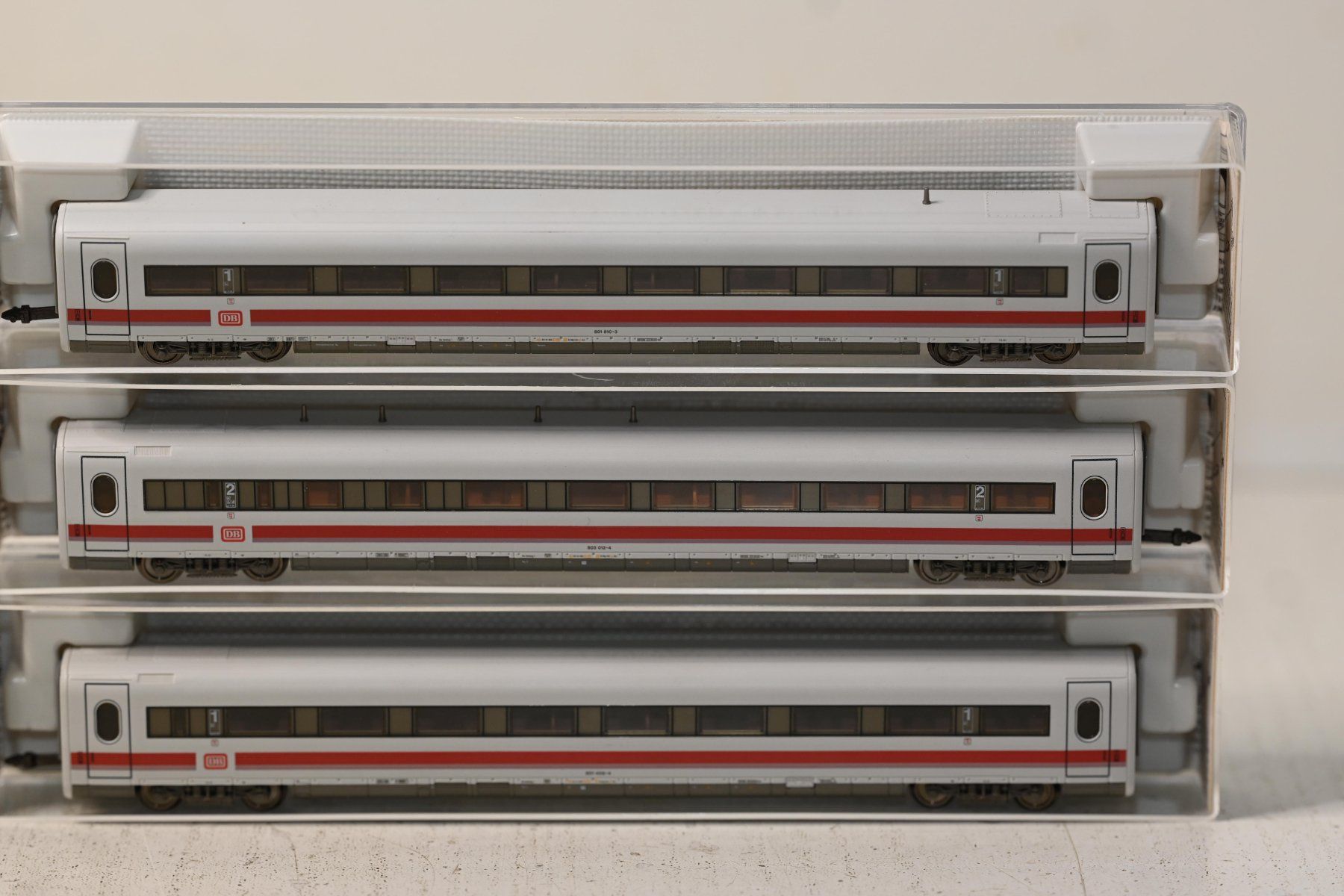 Fleischmann Modelleisenbahnen: 3x DB ICE  Wagen Fleischmann Spur N mit OVP – Gebraucht aus Laupen ZH von Zmoewe