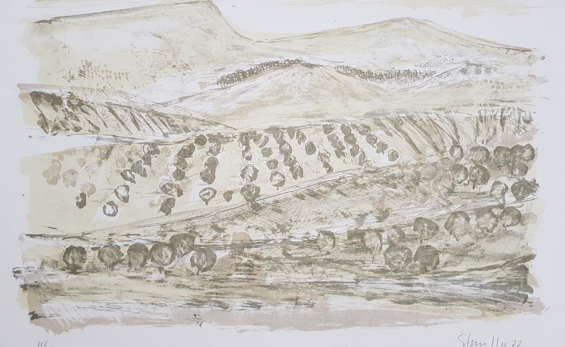 Grafica & Litografie: Bodo Stauffer  -     Schweizer Kunst - Swiss Art – Usato da Horw venduto da Kunstreich7 5