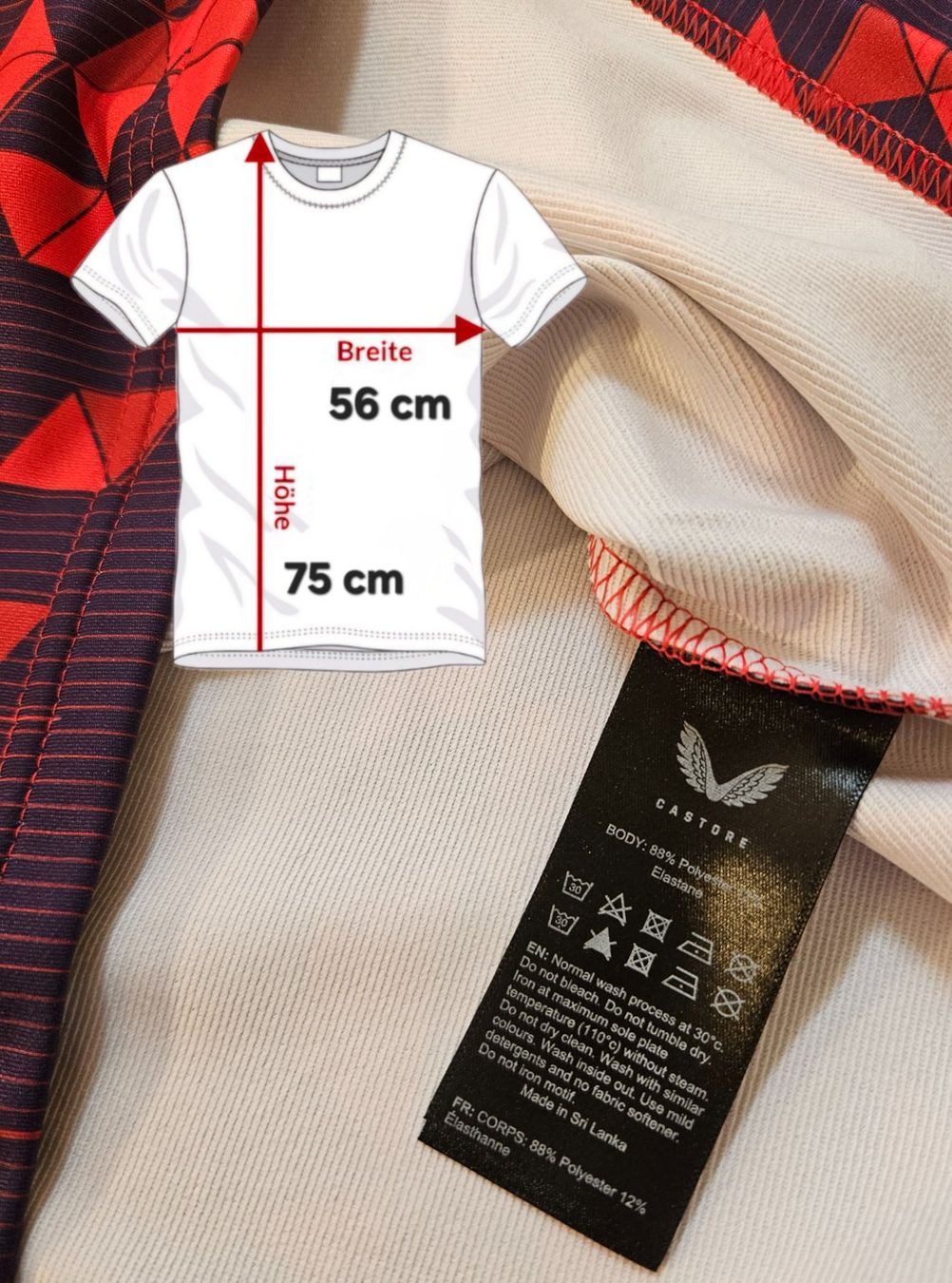 Canottiere & Pantaloni: FC Sevilla Trainingsoberteil Castore NEU L Spanien – Nuovo (secondo la descrizione) da Hägglingen venduto da United-Village-Trade 4