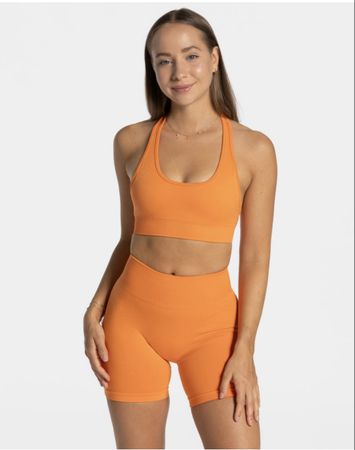 Teveo Sport-BH Neckholder orange Grösse XS-neu!